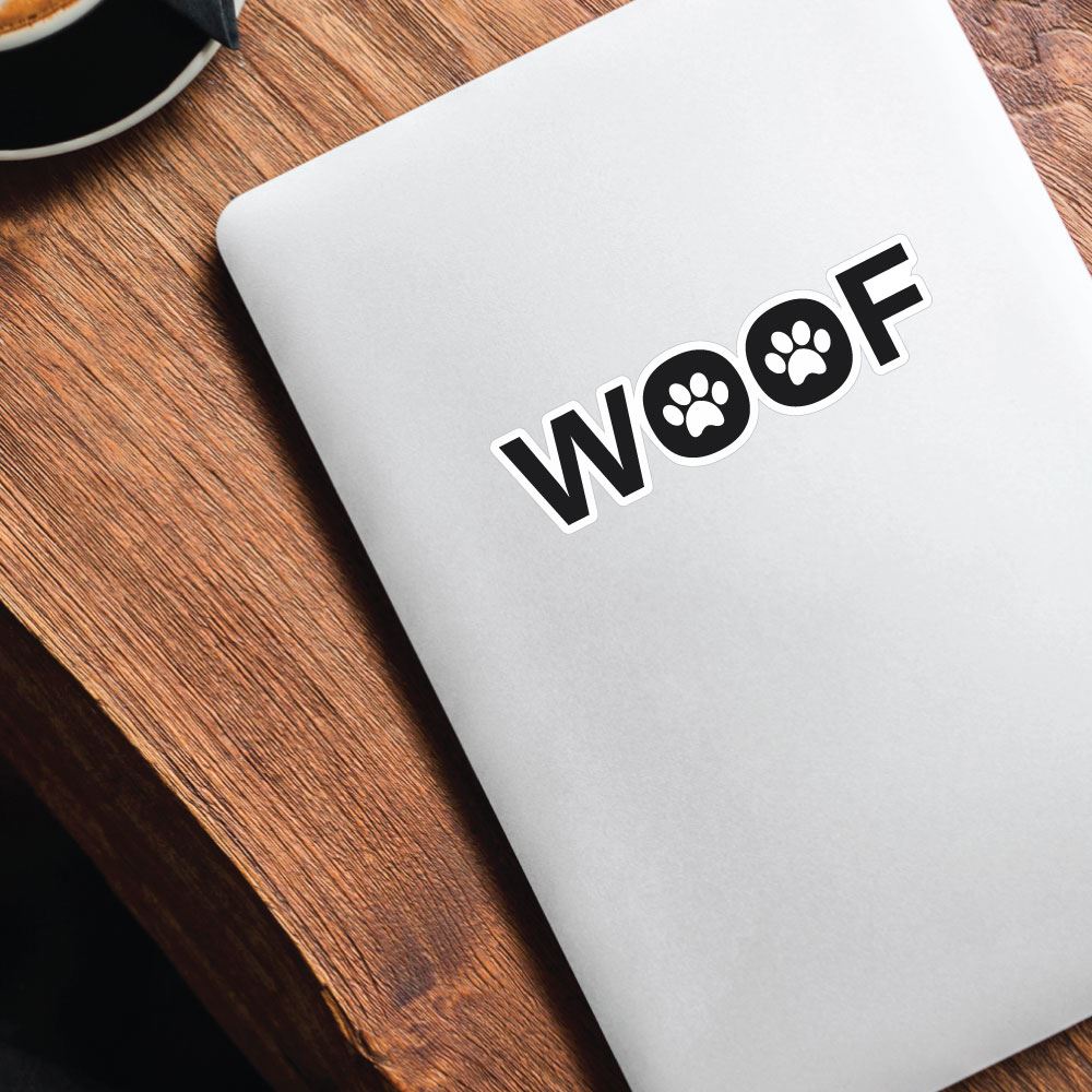 Woof Sticker Decal