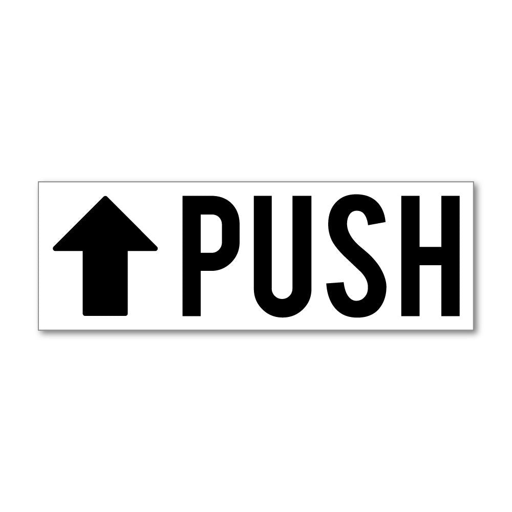 Push Sticker Decal