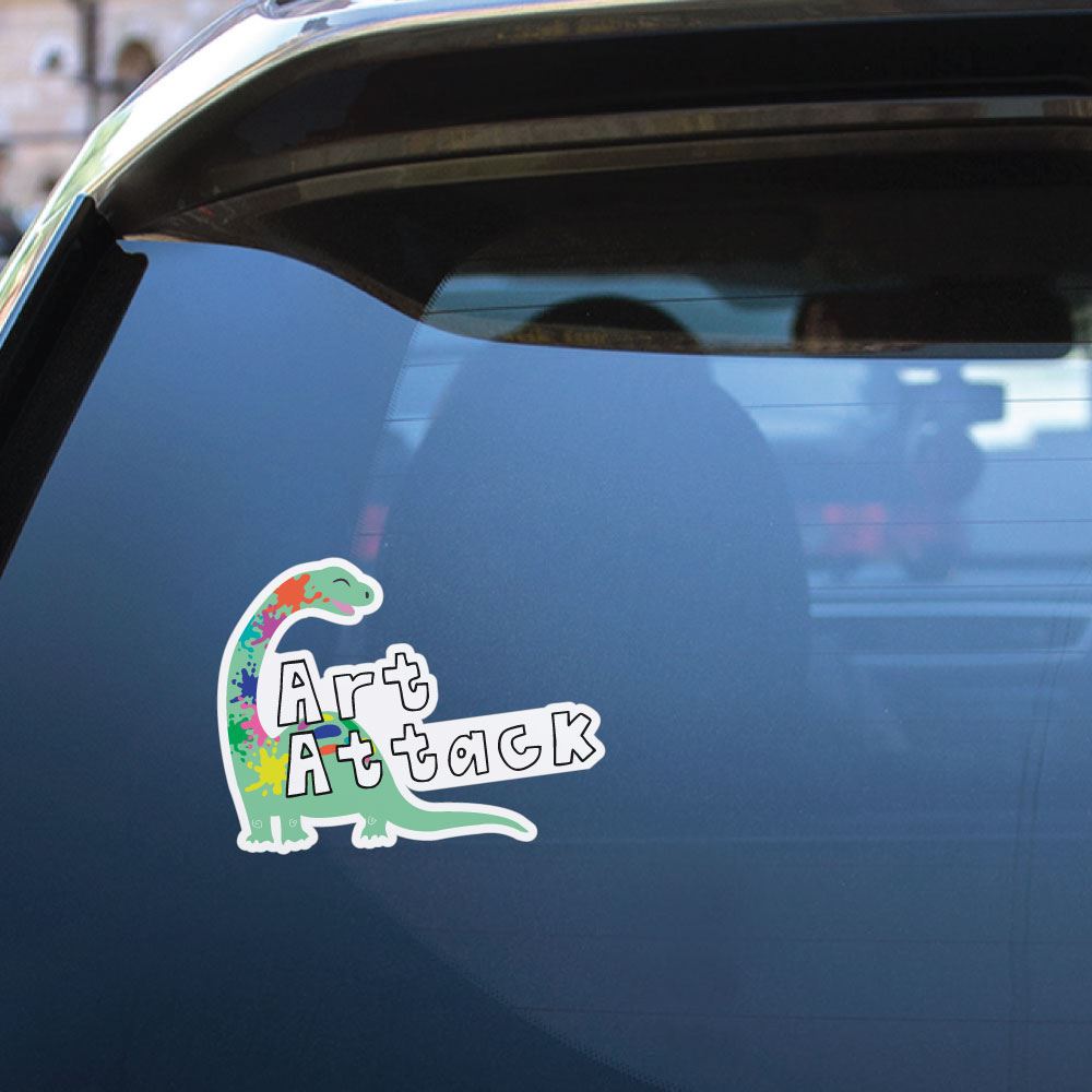 Art Attack Sticker Decal