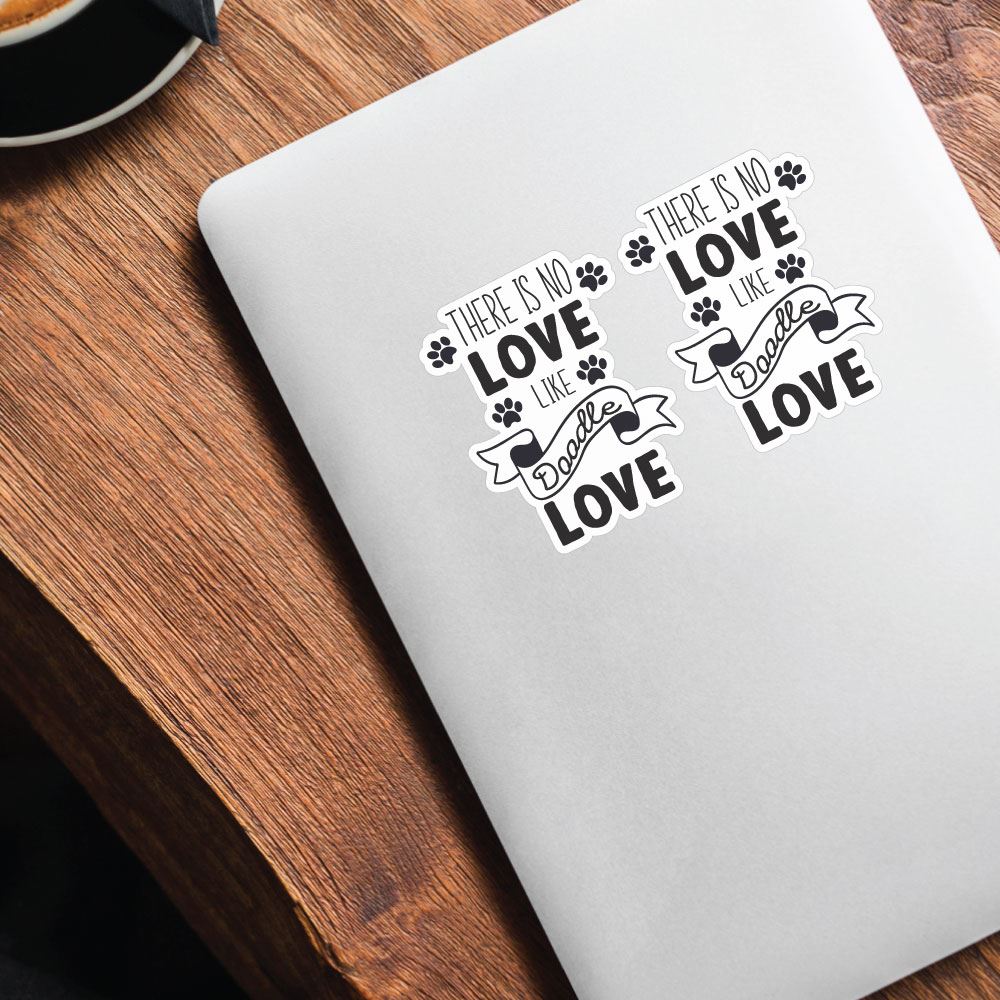 2X Doodle Love Sticker Decal