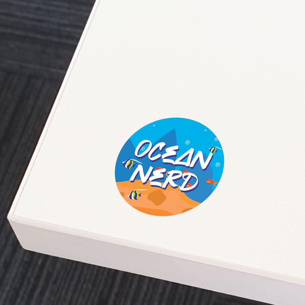 Ocean Nerd Sticker Decal