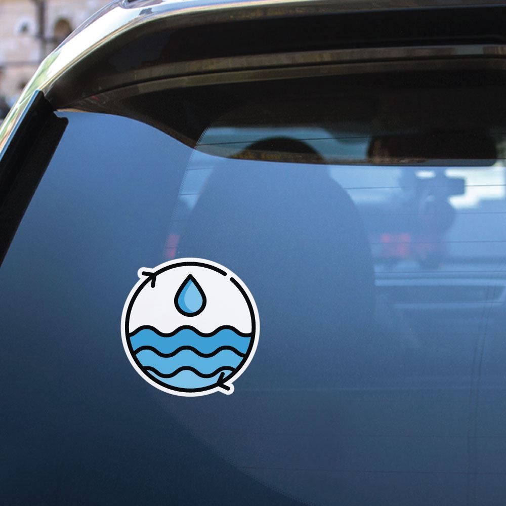 Recycling Water Sticker Decal