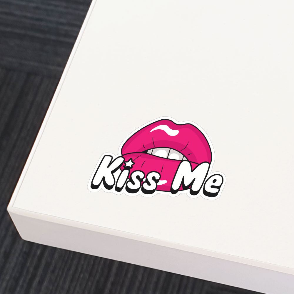 Kiss Me  Sticker Decal