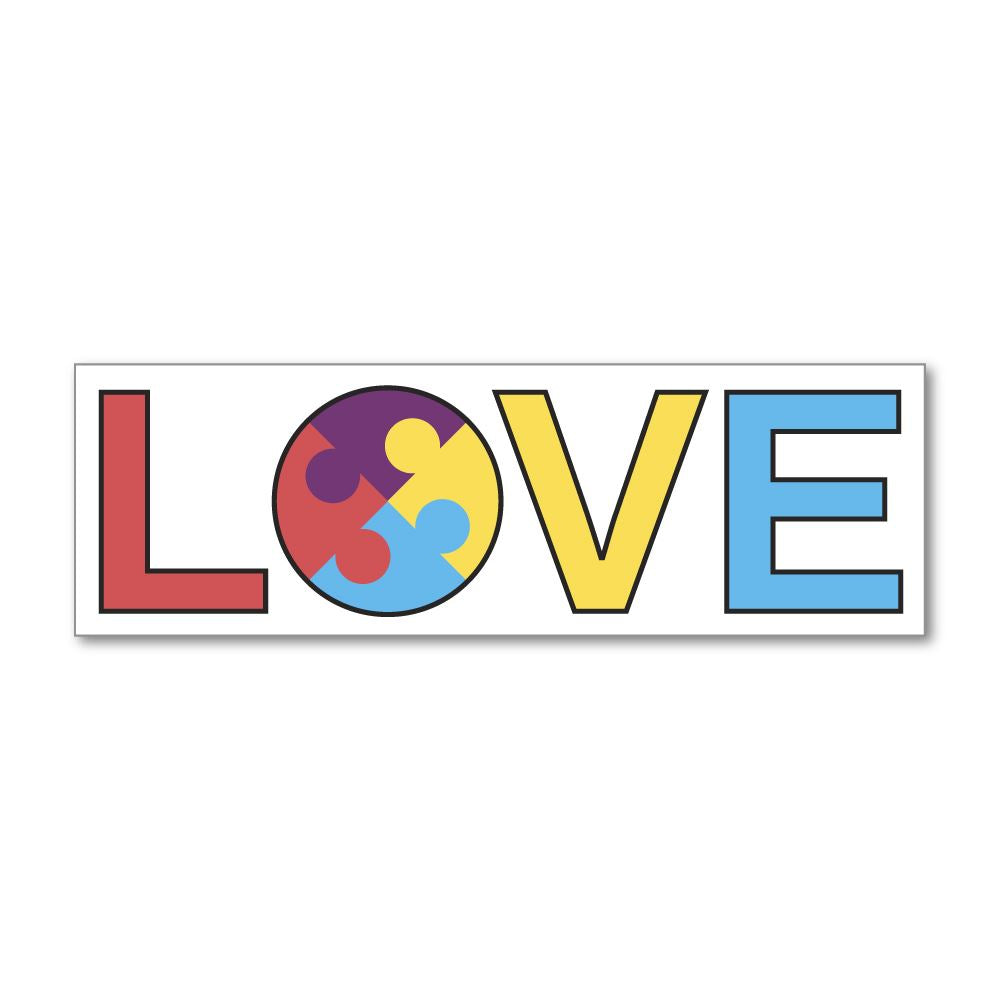 Love Autistic People Sticker Decal
