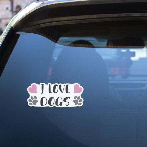 Dog Love Sticker Decal