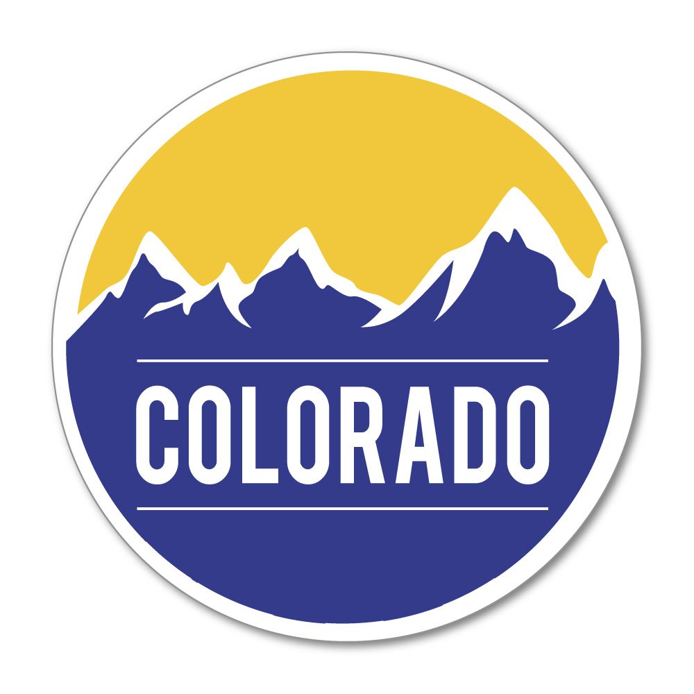 Colorado Sticker Decal | Travel Stickers - Little Sticker Boy