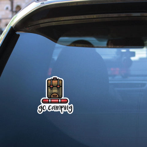 Go Camping Sticker Decal