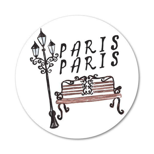 Paris Sticker Decal | Travel Stickers - Little Sticker Boy