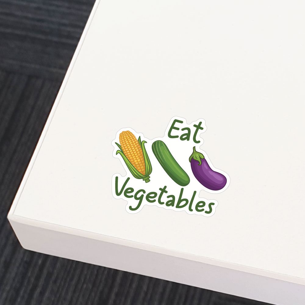 Eat Vegetables Sticker Decal