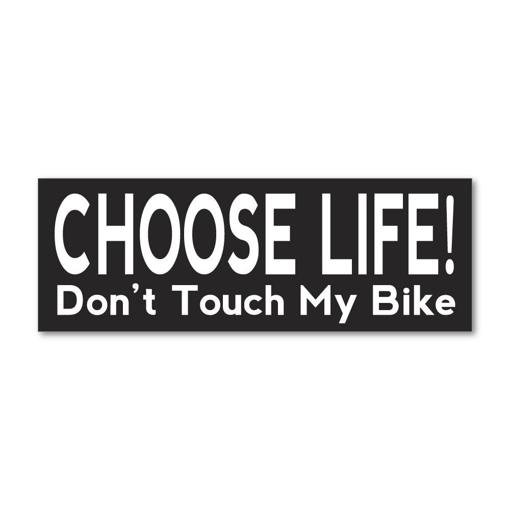 Touch My Bike Sticker Decal
