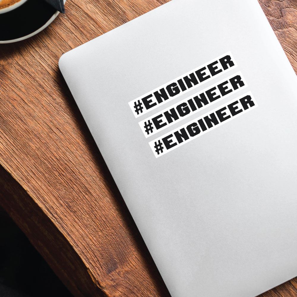 3X Engineer Sticker Decal