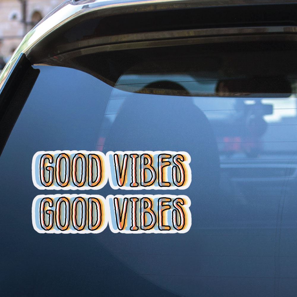 Good Vibes Sticker Decal