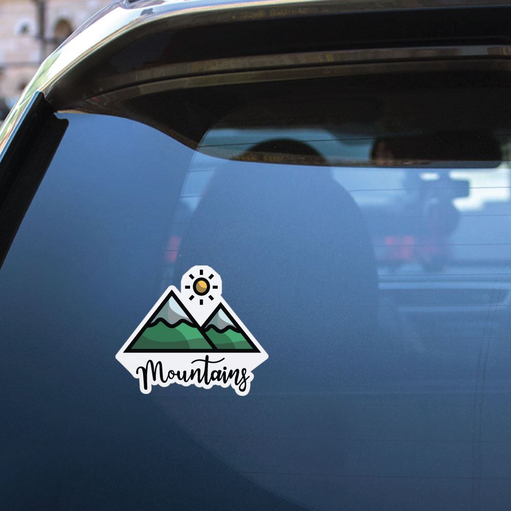 Mountains Sticker Decal