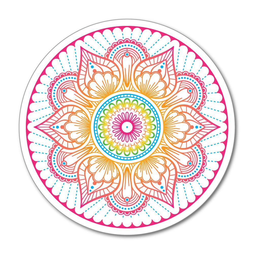 Mandala Flower Sticker Decal