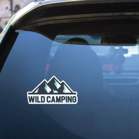 Wild Camping Sticker Decal