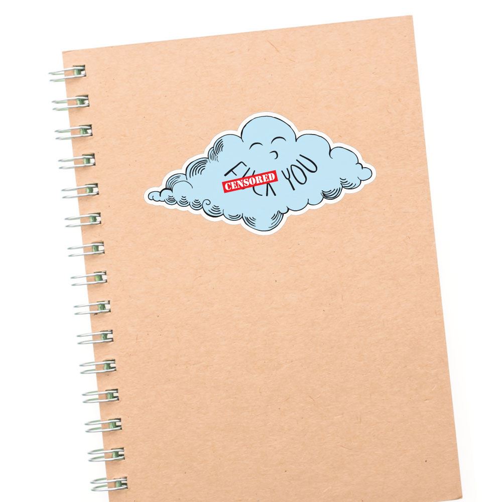 Cloudy Day Sticker Decal