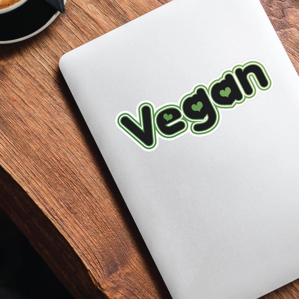 Love Vegan Sticker Decal