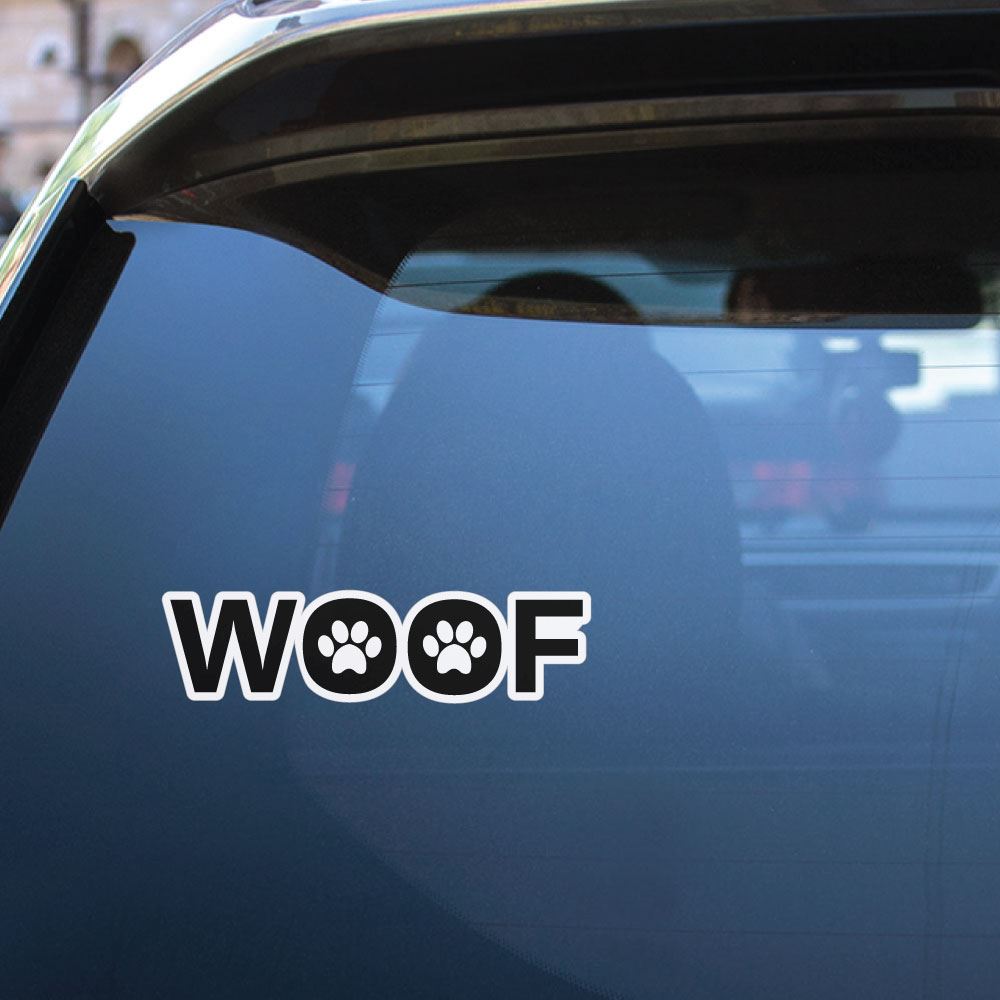 Woof Sticker Decal