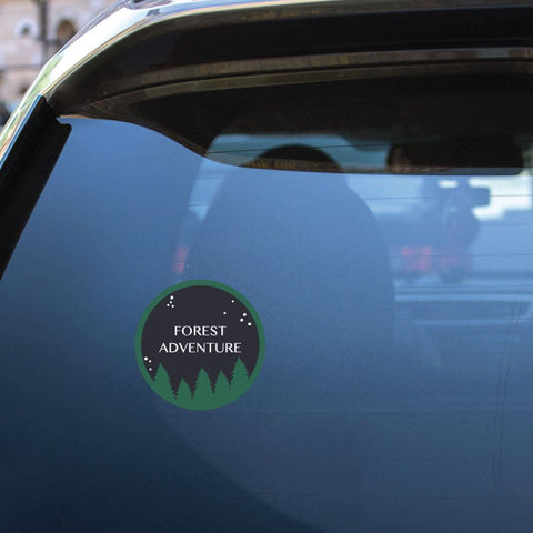 Forest Adventure Sticker Decal