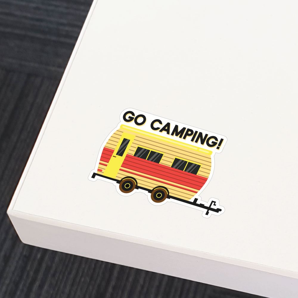 Go Camping! Sticker Decal