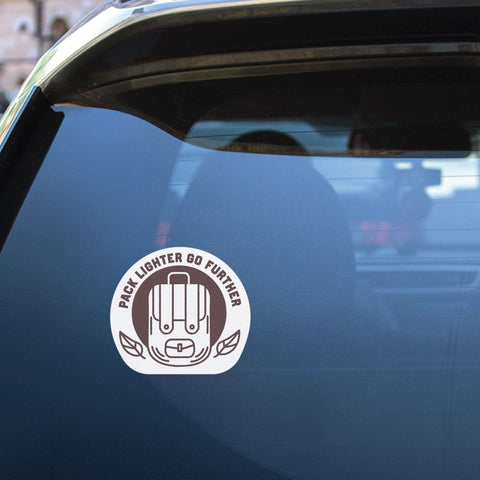 Pack Lighter Go Further Sticker Decal