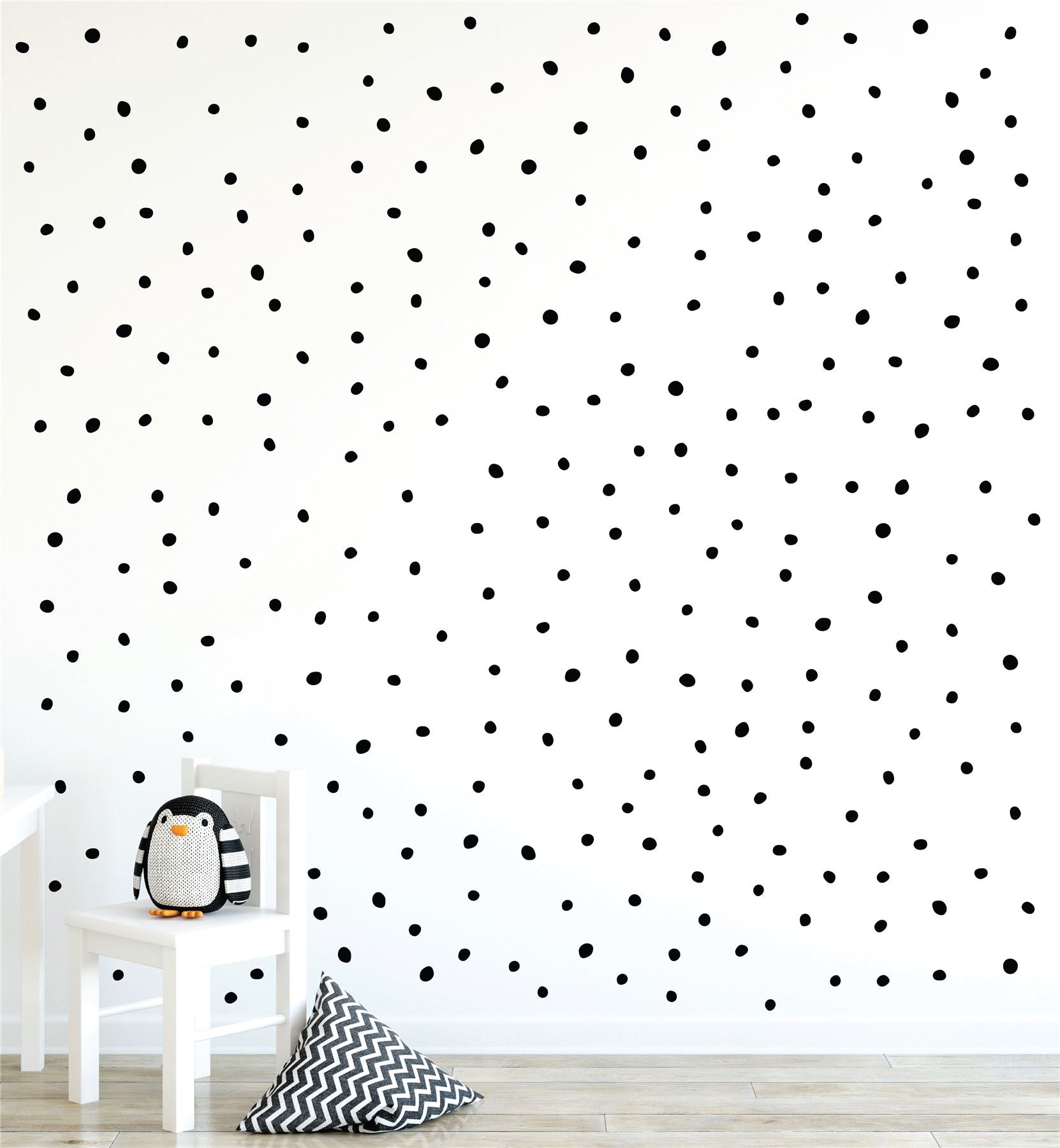 Handrawn Dots (Collection Of 244) Wall Sticker Decal