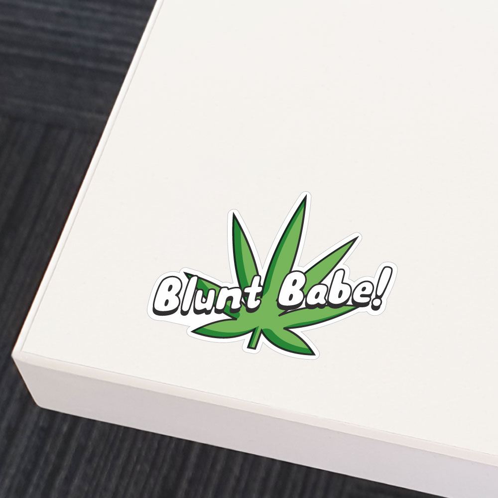 Blunt Babe Sticker Decal