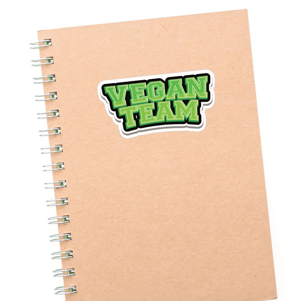 Vegan Team Sticker Decal