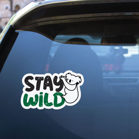 Stay Wild Koala Sticker Decal