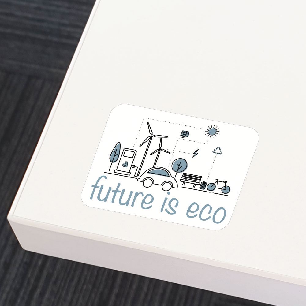 Future Is Eco Sticker Decal