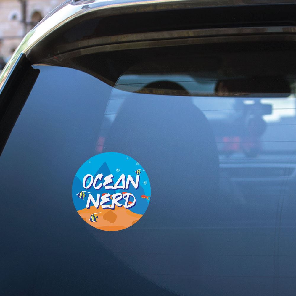 Ocean Nerd Sticker Decal