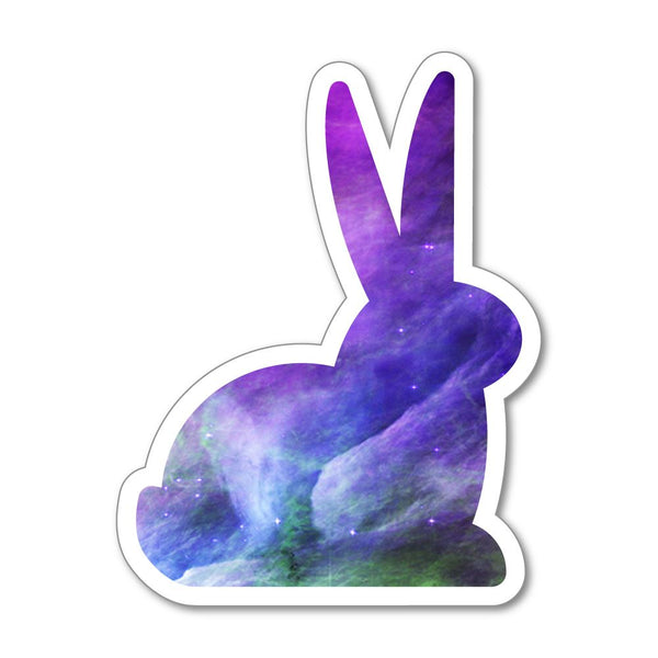 Space Rabbit Sticker Decal | Arts Stickers - Little Sticker Boy