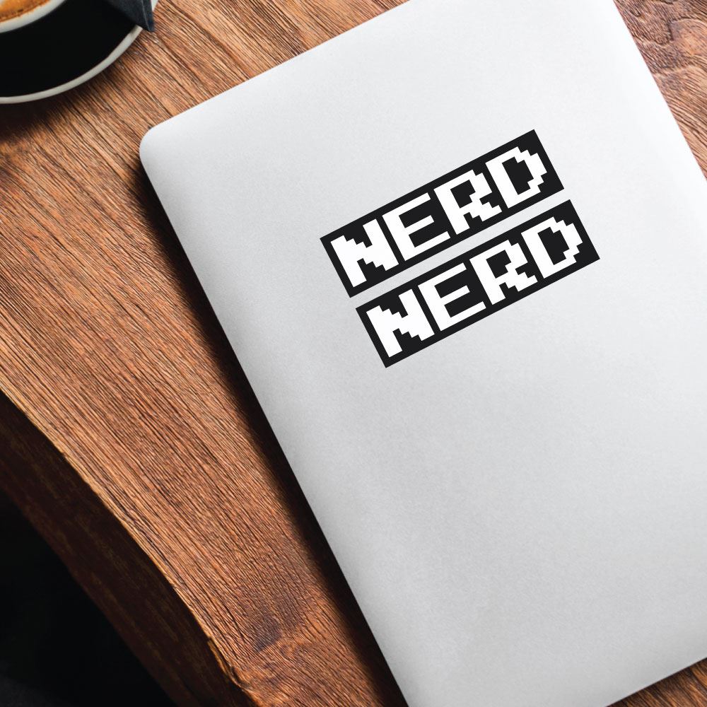 2X Nerd  Sticker Decal