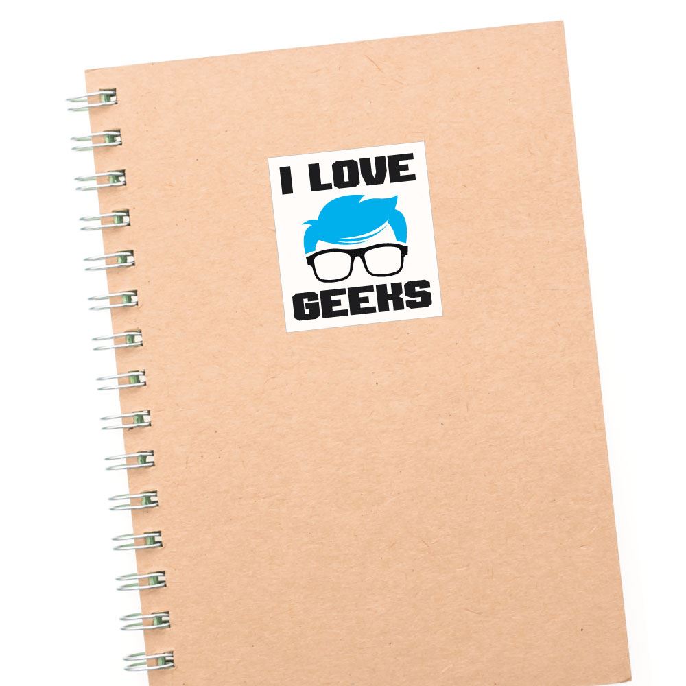 I Love Geeks Sticker Decal