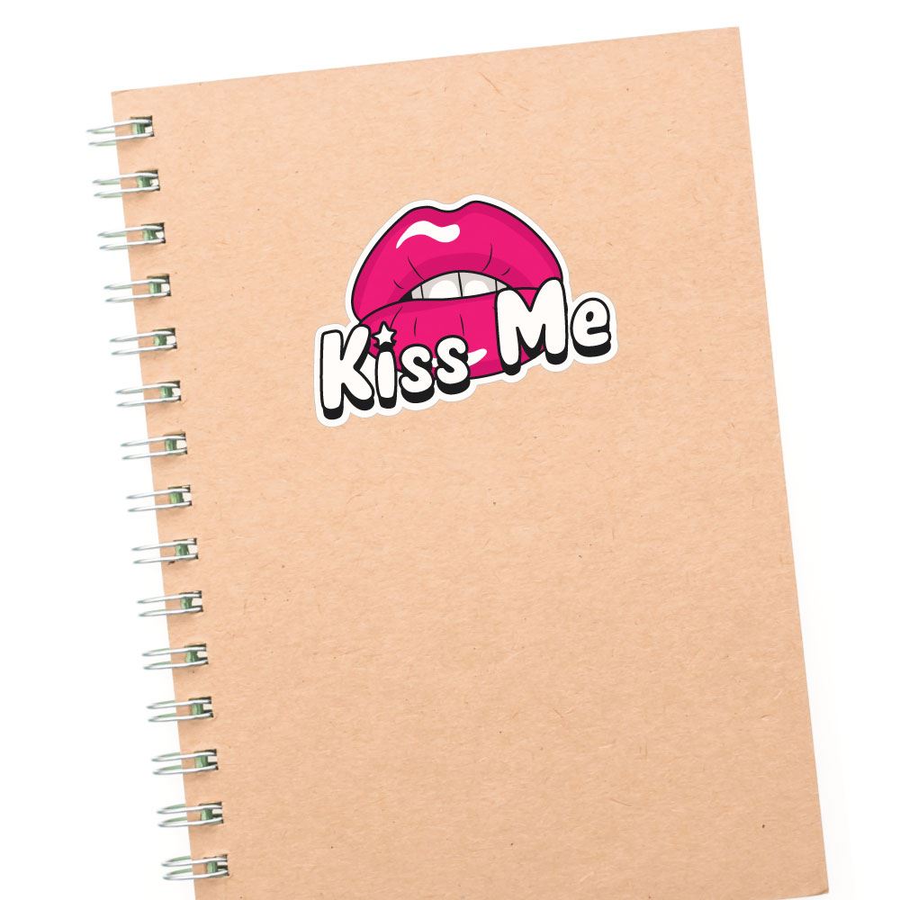 Kiss Me  Sticker Decal