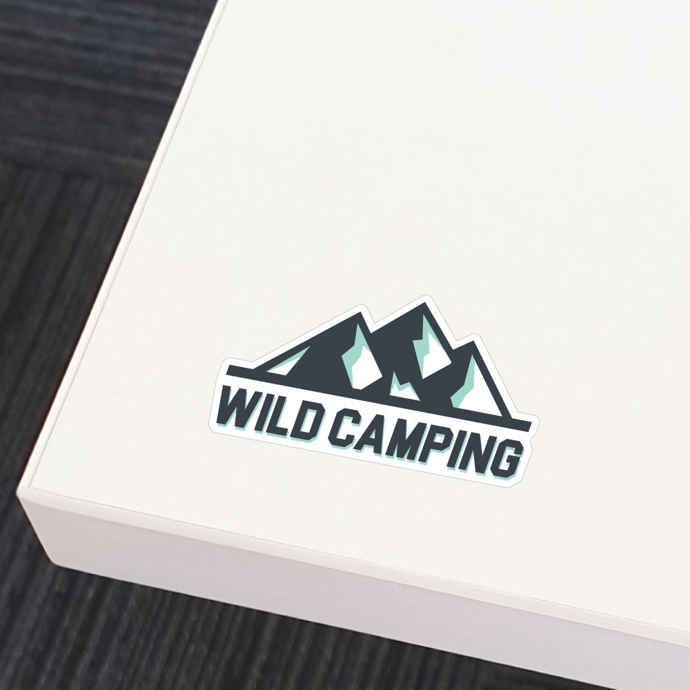 Wild Camping Sticker Decal