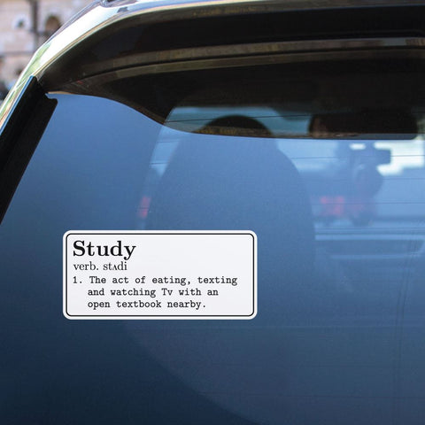 Study Sticker Decal