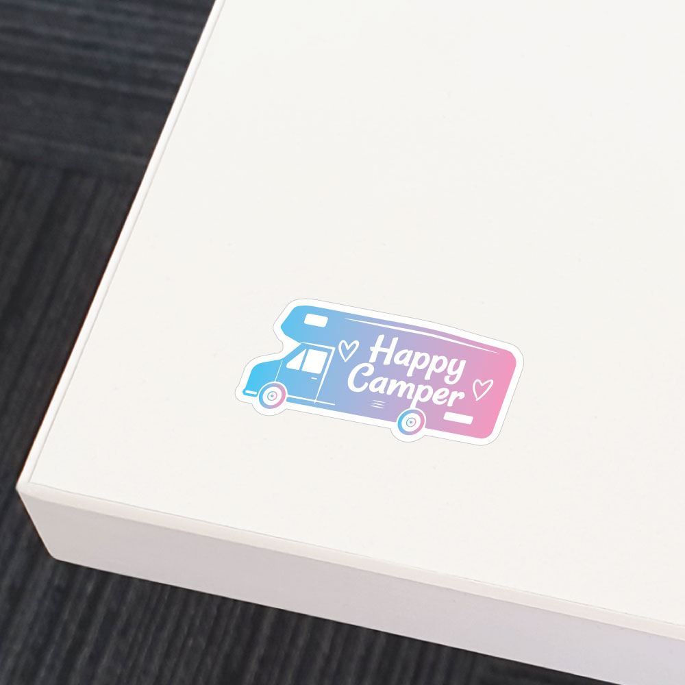 Happy Camper Sticker Decal