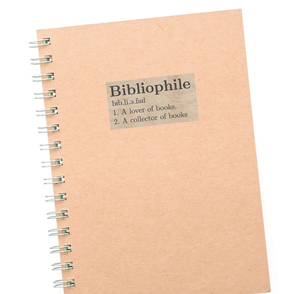 Bibliophile Sticker Decal