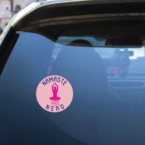 Namaste Nerd Sticker Decal