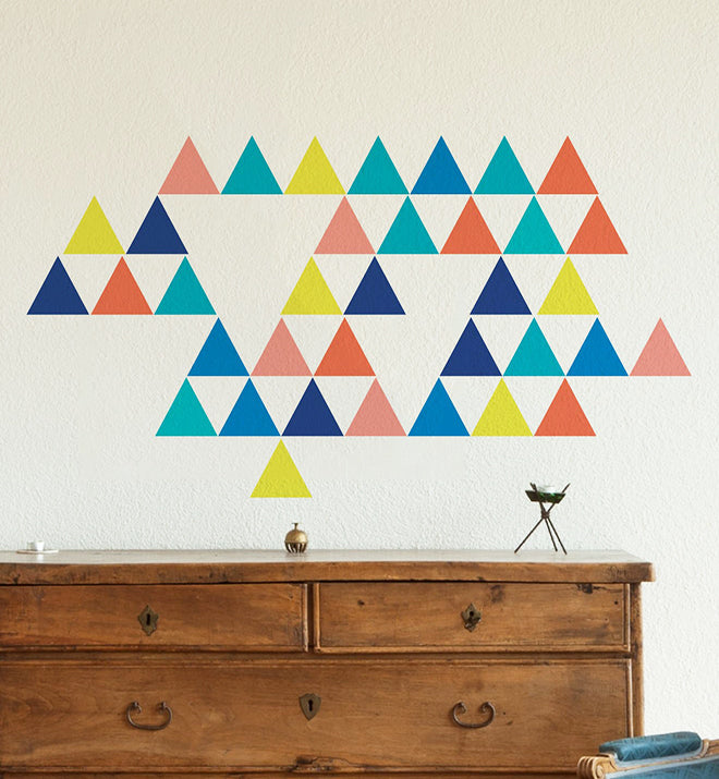 Pyramid Block Wall Sticker