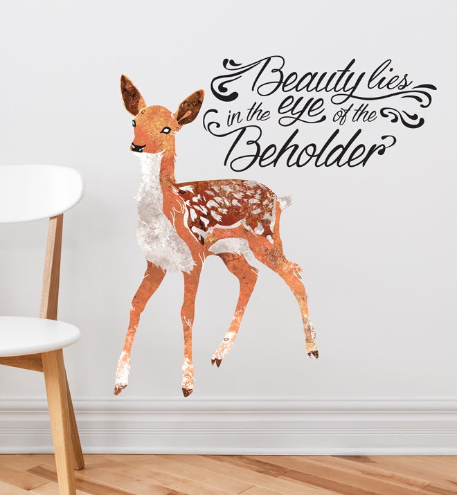 Beauty in the Eye of the Beholder Wall Sticker