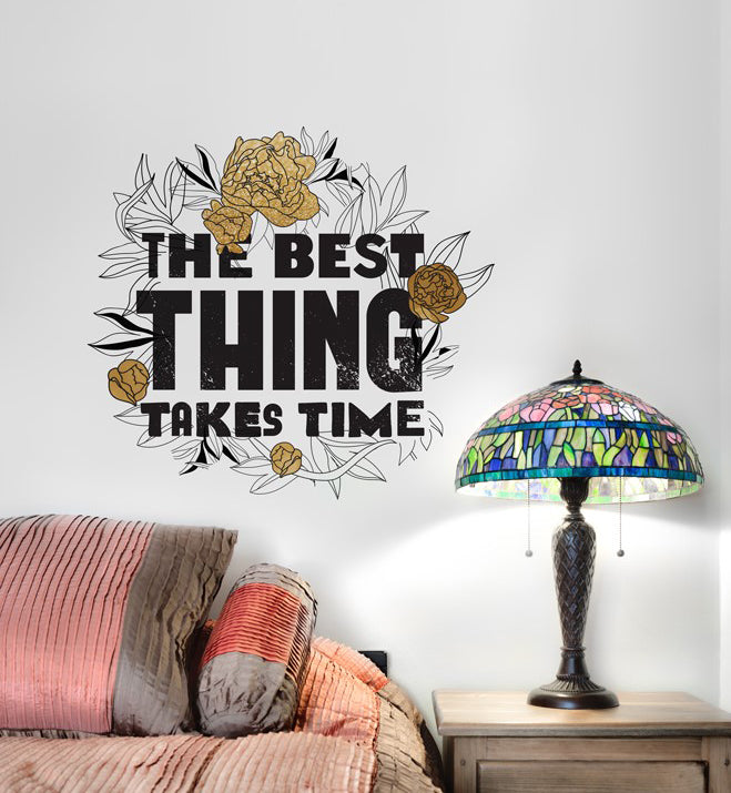 Best Things Takes Time Wall Sticker