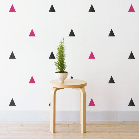 Party Triangles Pattern Wall Sticker