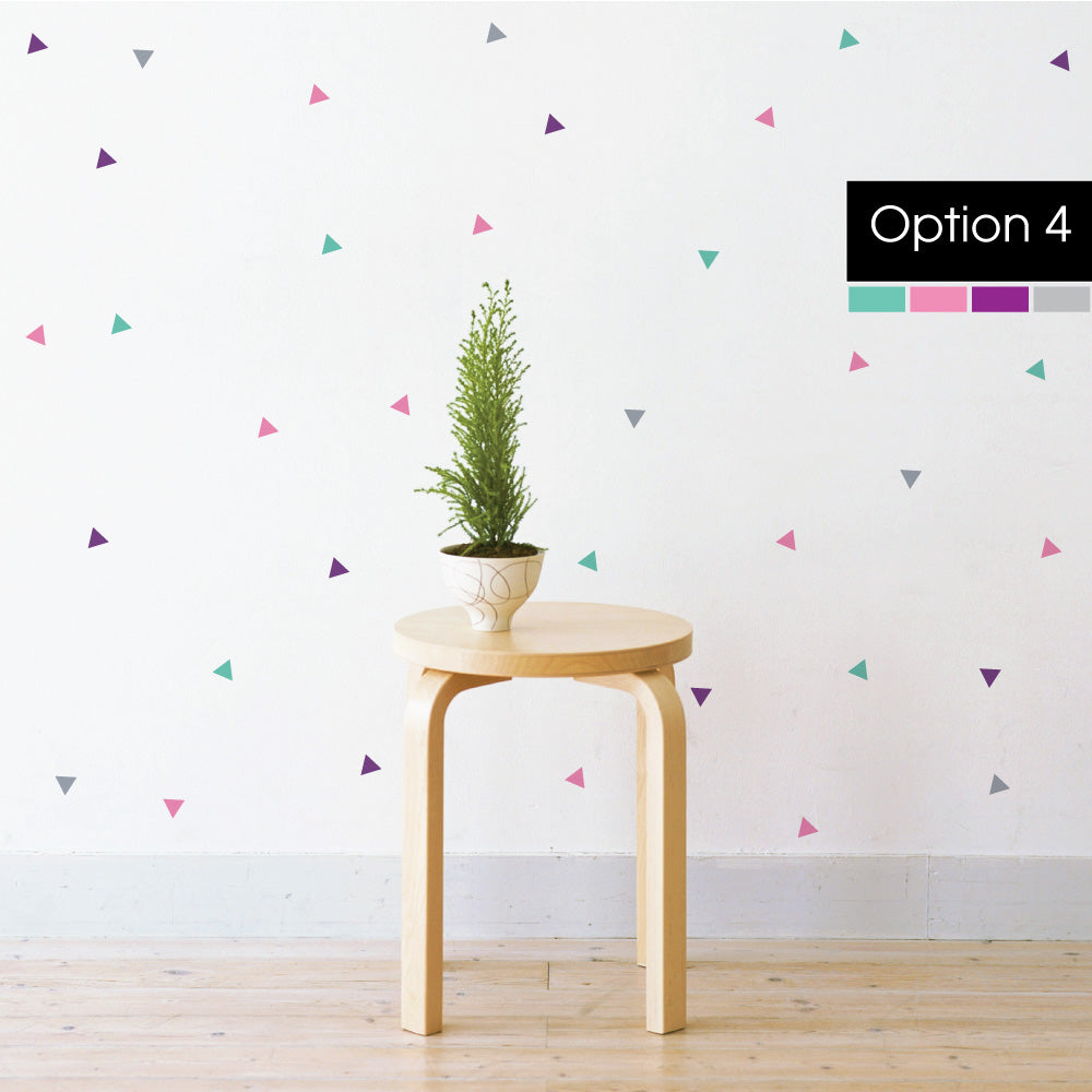 Confetti Triangles Wall Sticker