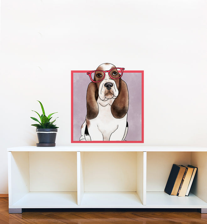 Basset Hound Dog Wall Sticker