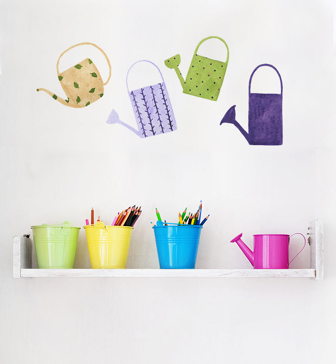 Watering Cans Wall Sticker