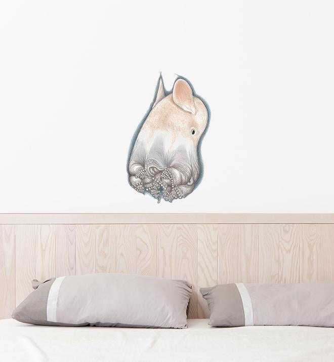 Dumbo Octopus Shy Wall Sticker