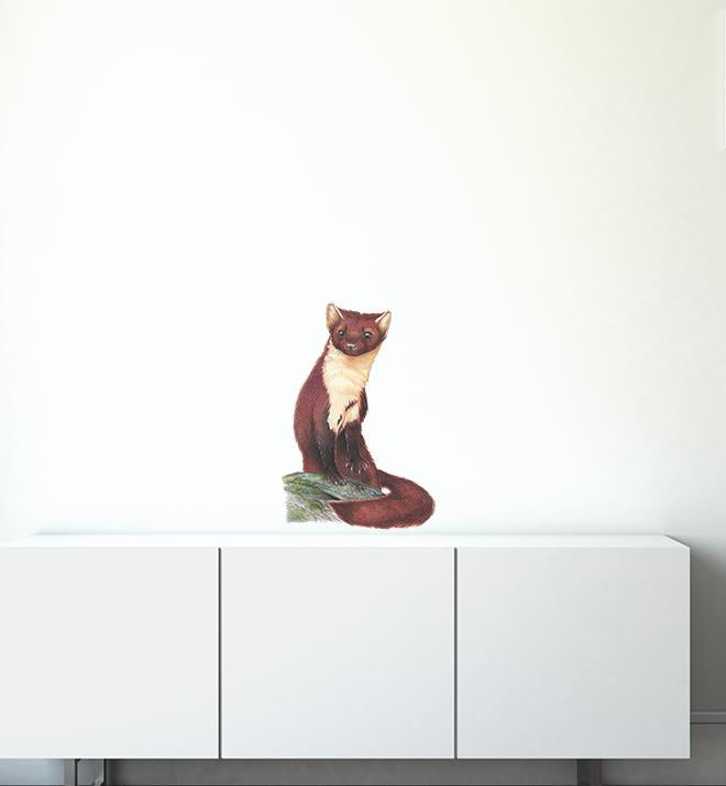 Pine Marten Wall Sticker