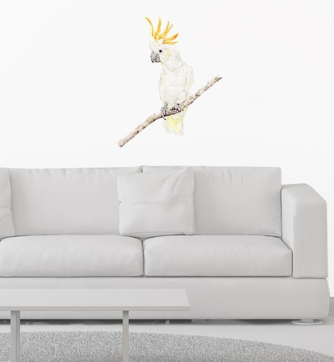 Brucey The Cockatoo Wall Sticker